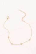 Starry Eyed Rhinestone Anklet