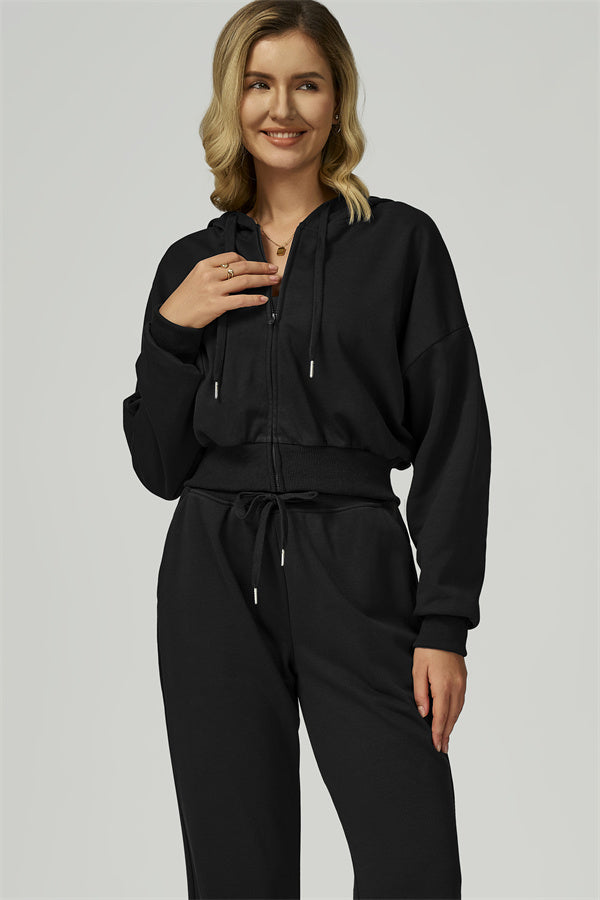 The FlexFit Crop Hoodie