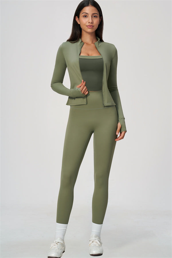 The Seraphine Jacket Tank Top Leggings 3-Piece Set