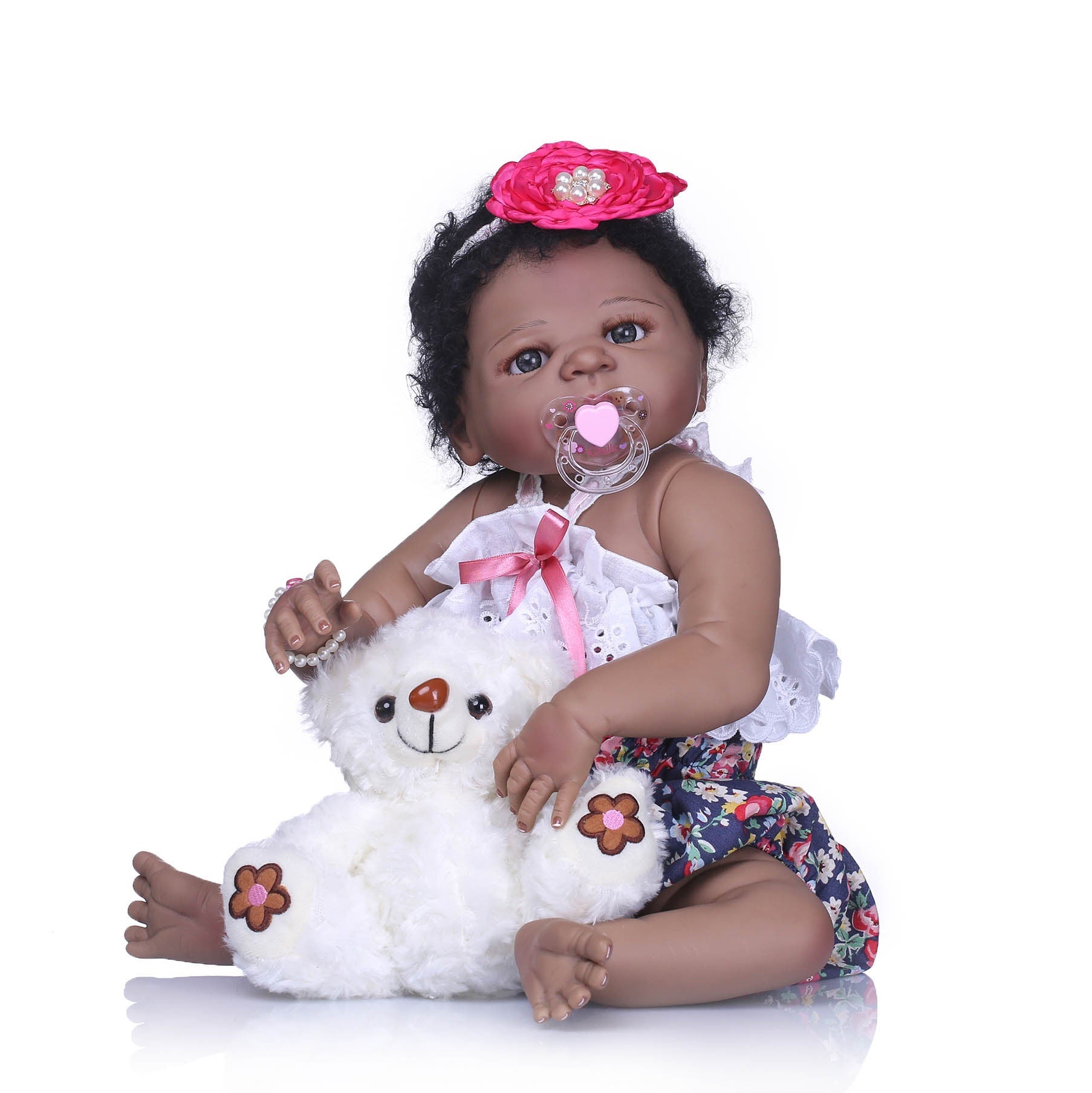Brunette toy doll