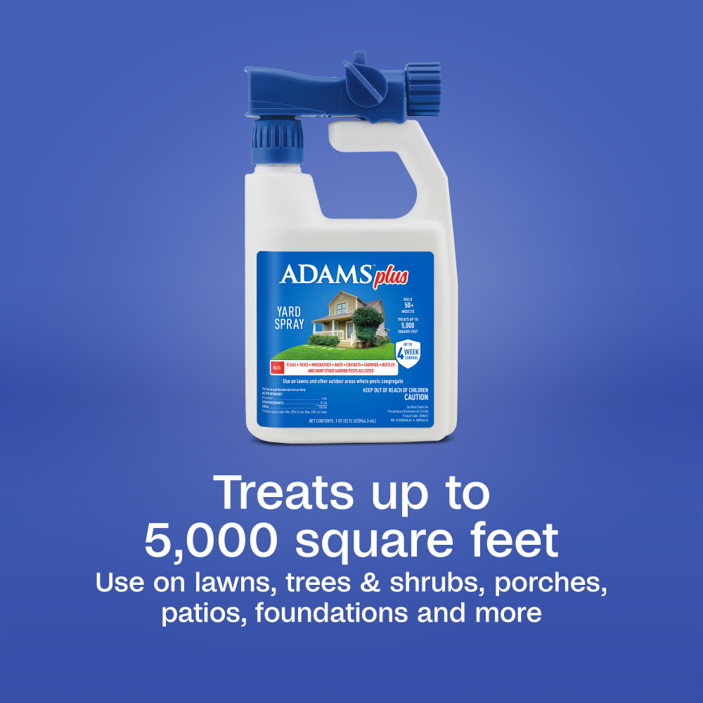 Adams Complete Indoor & Outdoor Flea Treatment System for XLarge Dogs 61–150 lbs