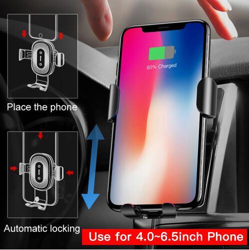 Gravity Bracket Wireless Car Charger – Fast, Secure, &amp; Hands-Free Charging On The Go