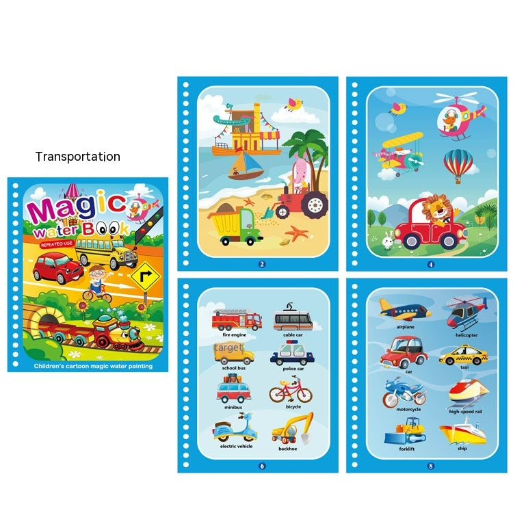Children's Diy Magic Water Picture Book