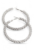 60MM Iconic Rhinestone Hoops