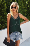 Double strap tank with studs