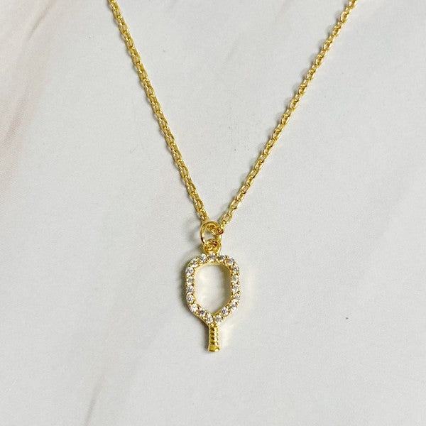 Club Pickleball Dainty Necklace