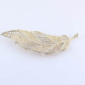 SCARF CHARM LEAF BROOCH