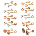 Exquisite zircon earring set