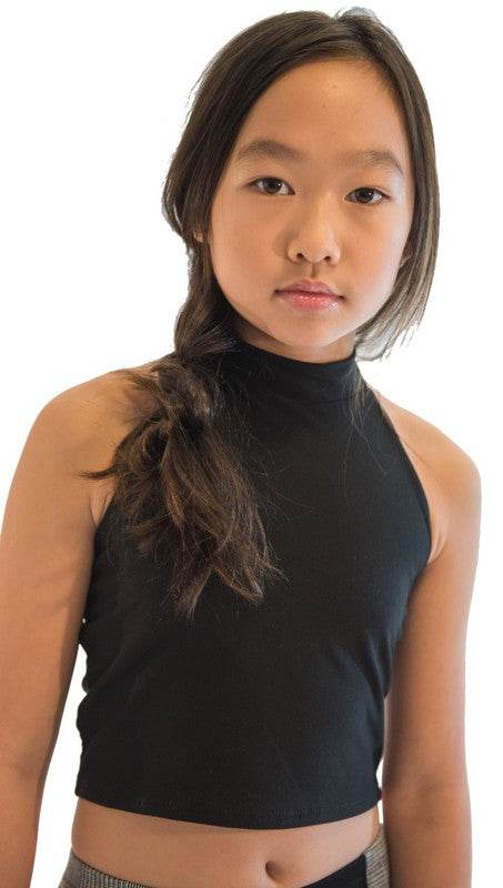 KIDS TIE BACK HALTER TOP