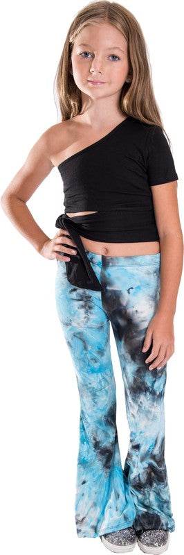 KIDS ONE SHOULDER TIE SIDE TOP