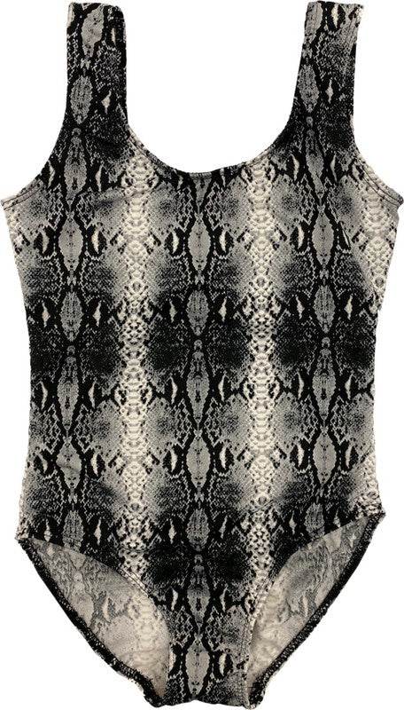 KIDS SNAKESKIN ONE PIECE BATHING SUIT