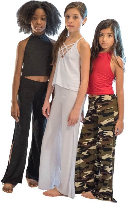KIDS CUT SIDE PANTS