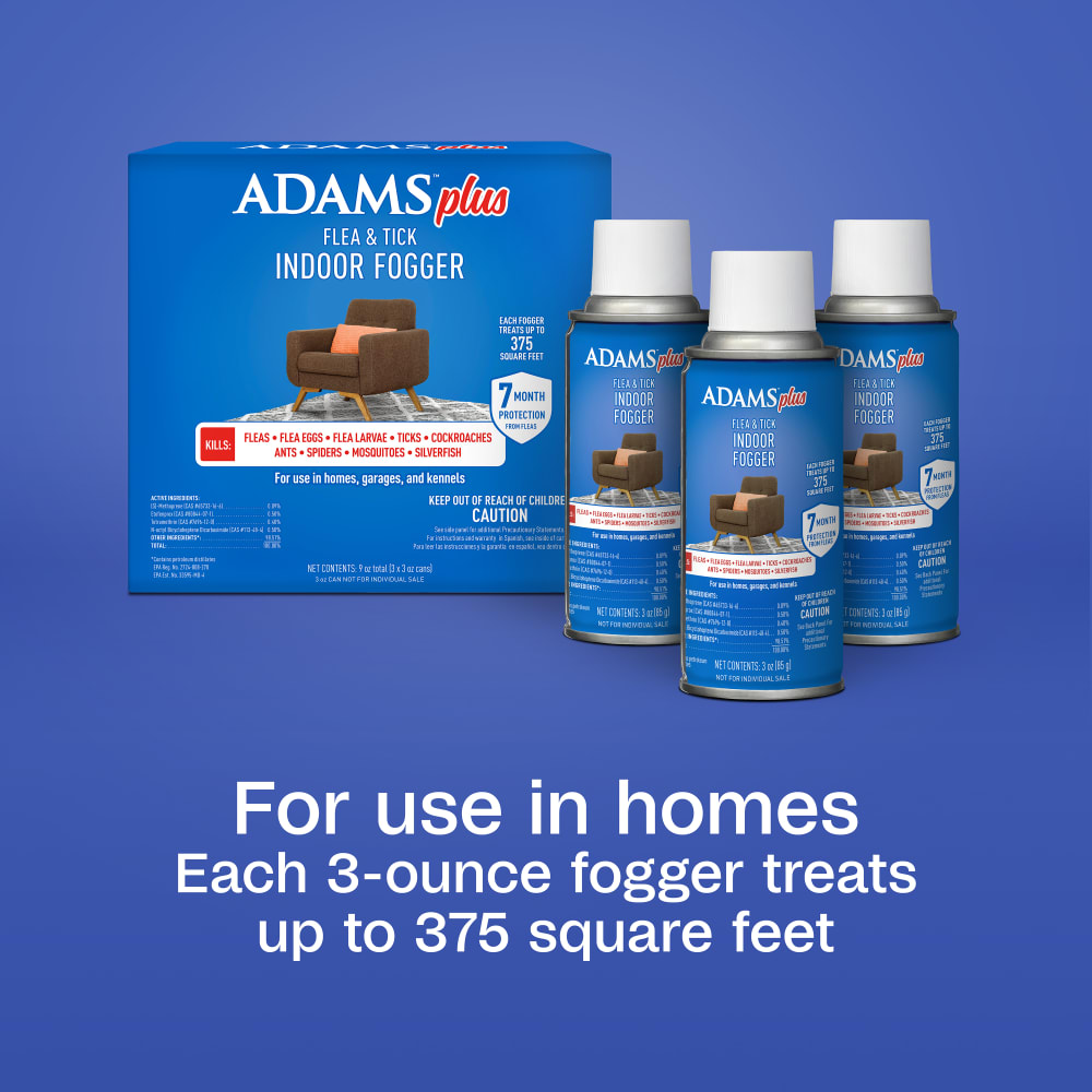 Adams Complete Indoor & Outdoor Flea Treatment System for Small Dogs 5–14 lbs