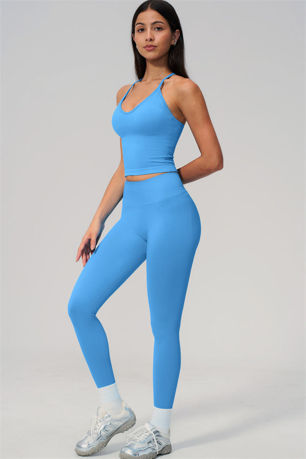 The Camille Crop Top Leggings 2-Piece Set