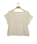 RECYCLED COTTON  PLAIN CROP