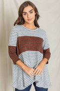 Stripe Panel A Line Tunic