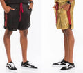 METALLIC FLICK SHORTS