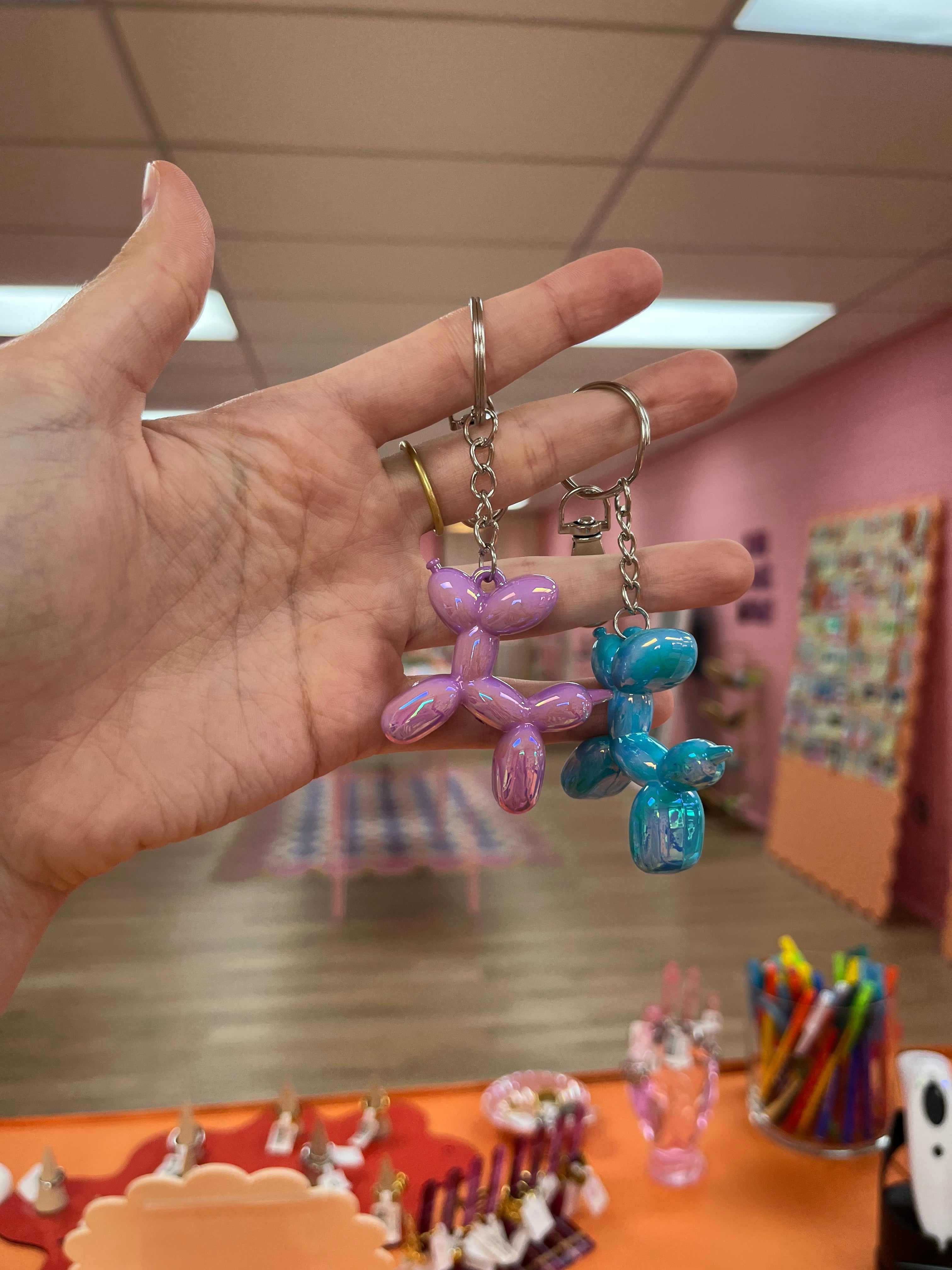 Balloon Animal Statement Keychain