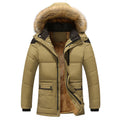 Autumn and winter youth casual long-sleeved men's winter clothing plus velvet cotton jacket Korean version of the jacket cotton clothes
