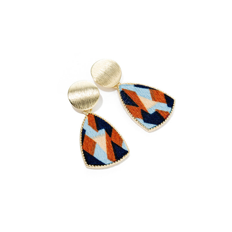 Simple long earrings