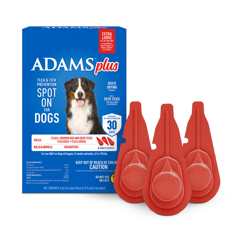 Adams Complete Indoor & Outdoor Flea Treatment System for XLarge Dogs 61–150 lbs