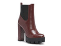 LONDON RAG BEATRIZ CROC PRINT BLOCK HEEL BOOTS