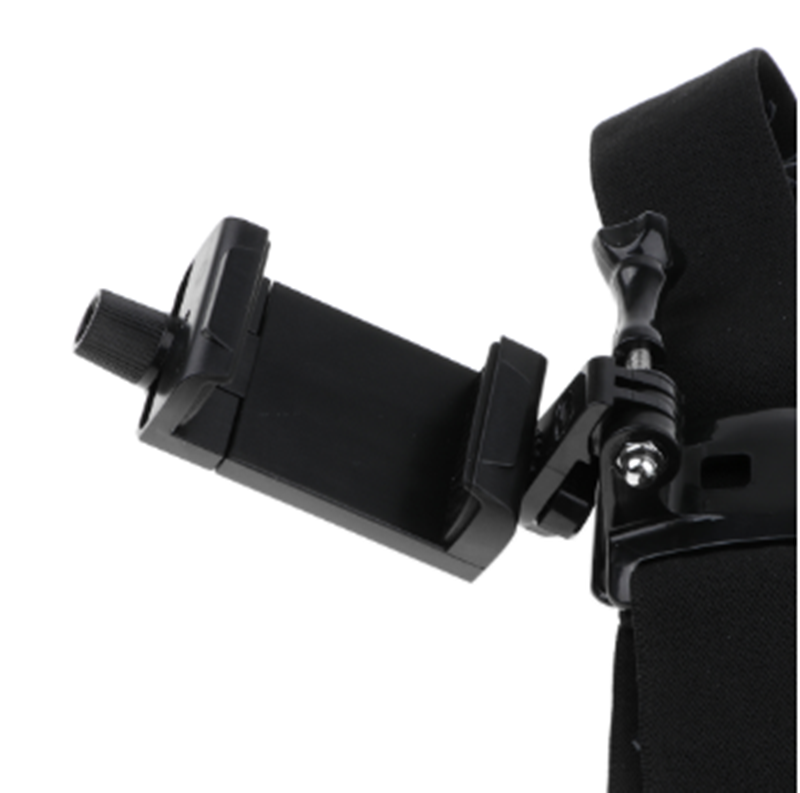 Headband Chest Strap Backpack Clip Mobile Phone Shooting Stand