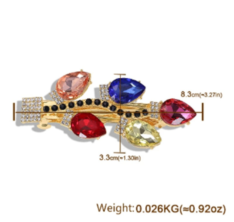 Alloy Diamond Earring Hairpin Set