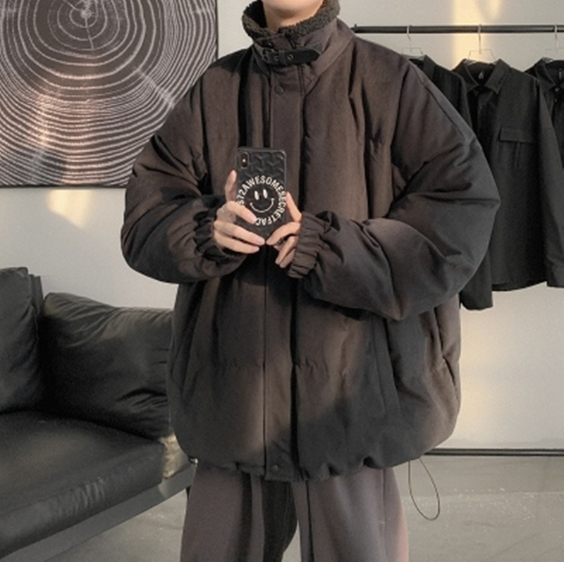 Trendy Handsome Padded Jacket Hong Kong Style Thick Padded Jacket
