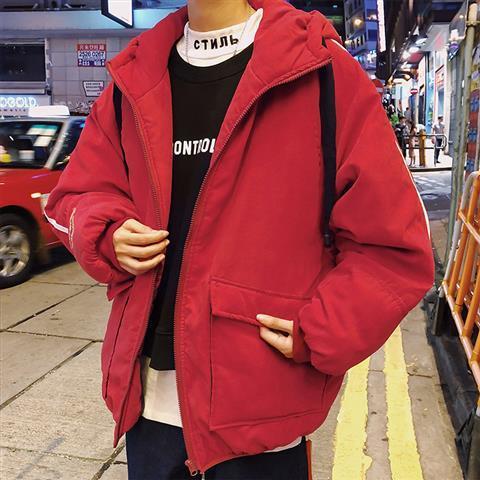 Korean Style Trendy Loose Hooded Padded Jacket