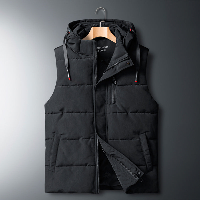 Men's Sports Waistcoat Fat Thickened Warm Plus Size Vest For Men