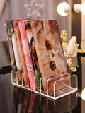 Eyeshadow Tray Storage Box Powder Cake Drawer Compartment Transparent Plastic Desktop Makeup Blush Cosmetics Storage Shelf