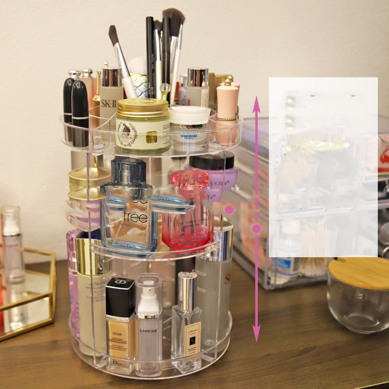 Rotating Cosmetic Storage Box Acrylic