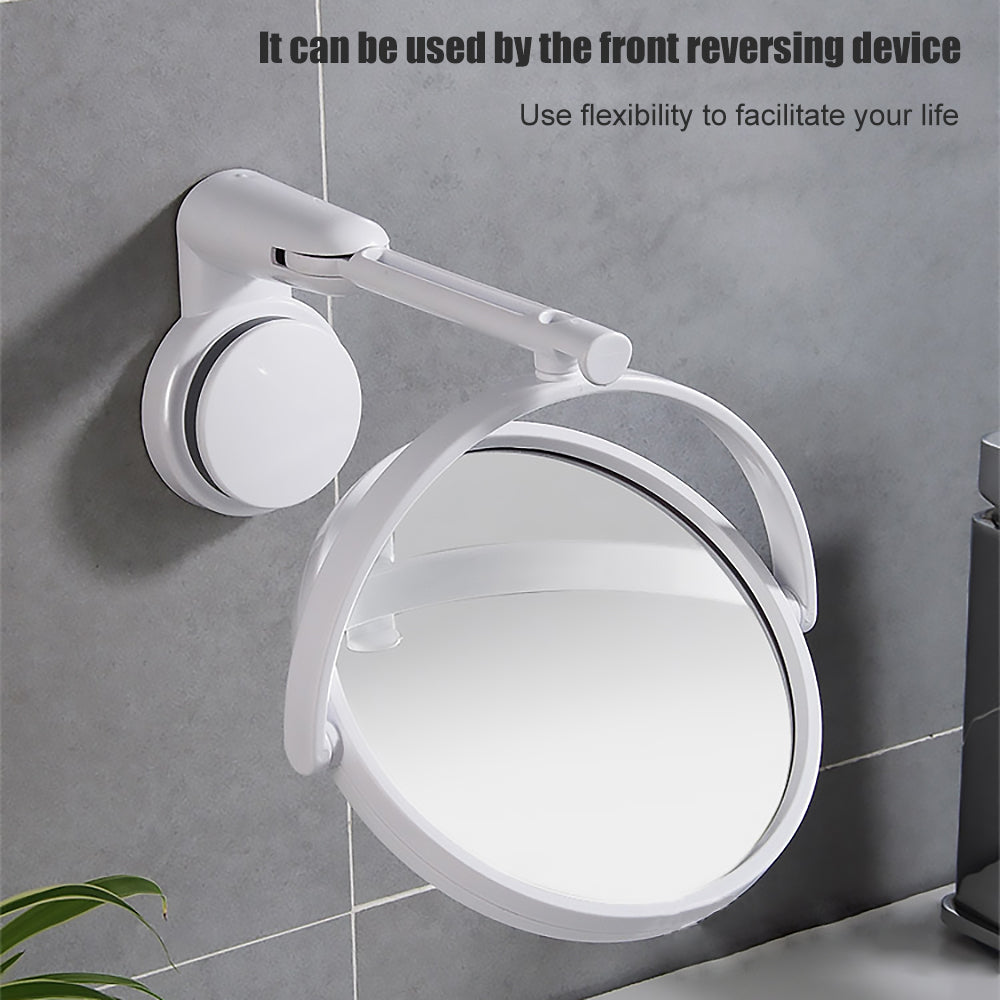 Punch-Free Wall Hanging Rotating Makeup Mirror