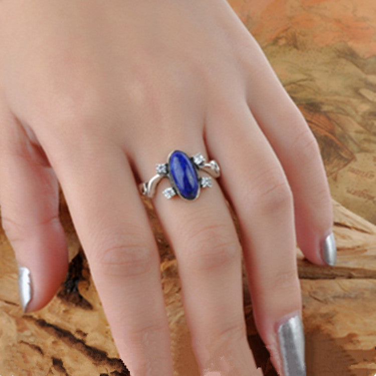Korea S925 Silver Lady Pinky Index Finger Ring Wedding Ring Ring