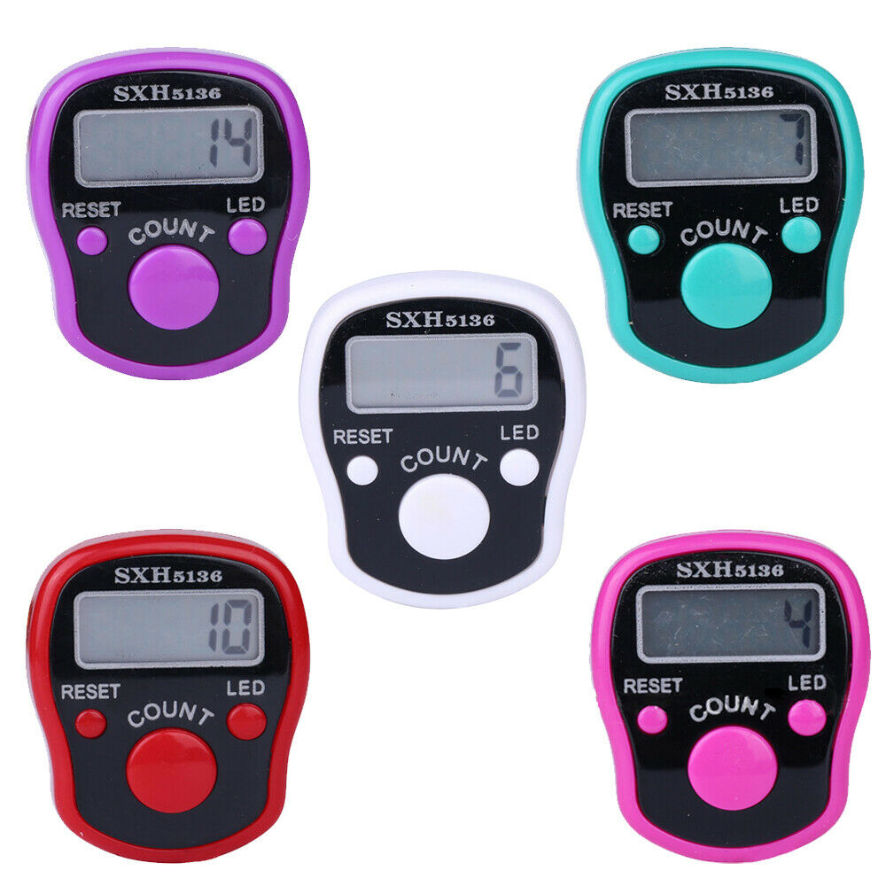 Tally Counter Finger Counter Ring Electronic Counter Led Luminous Counter