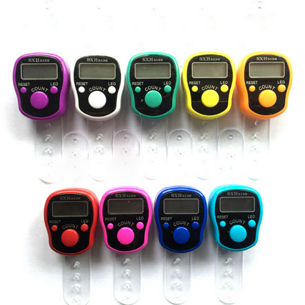 Tally Counter Finger Counter Ring Electronic Counter Led Luminous Counter