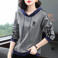 A middle-aged lady's hoodie