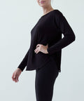 BAMBOO DOLMAN LONG SLEEVE TOP