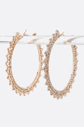 Crystal Fashion Hoop Earrings
