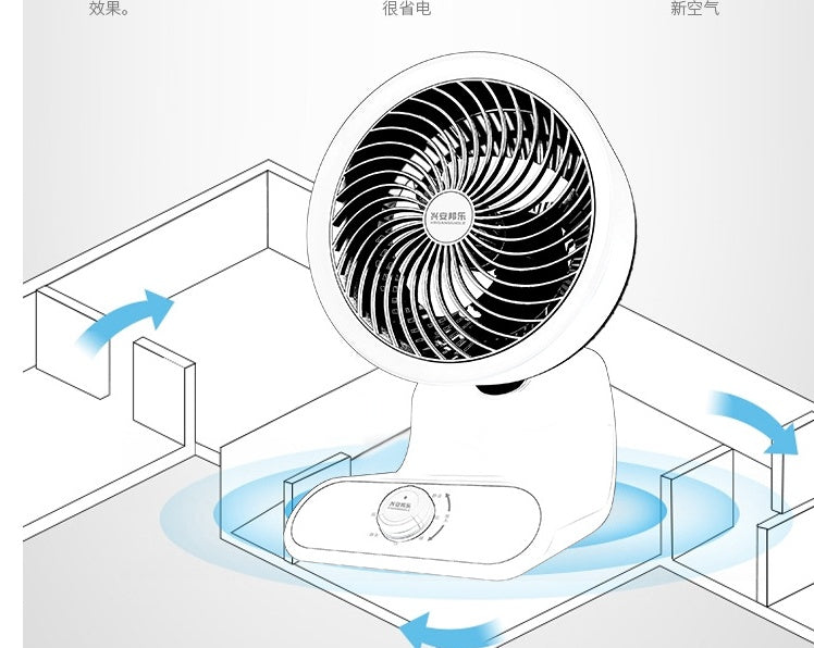 360-degree Rotating Air Circulation Fan Creative New Technology Turbine