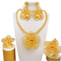 Necklace Earring Ring Bracelet Suit