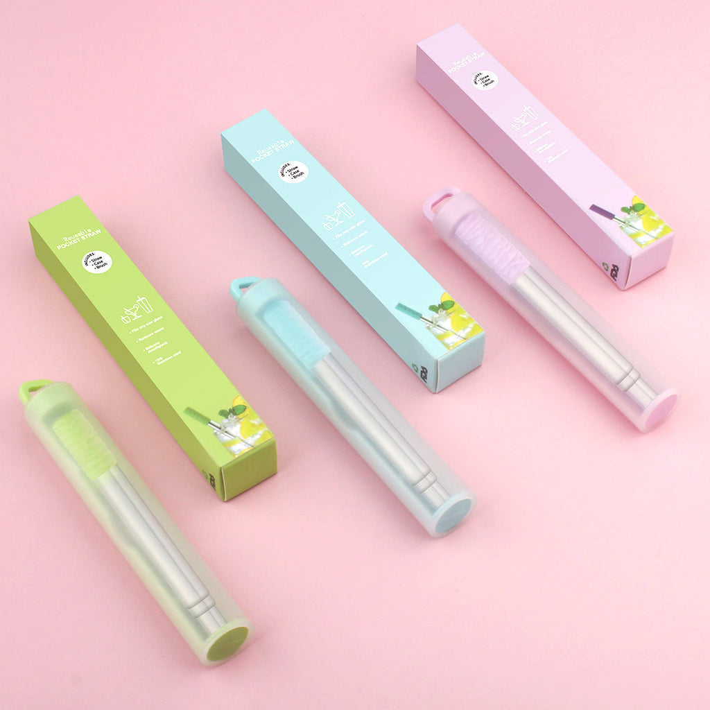 304 stainless steel telescopic straw