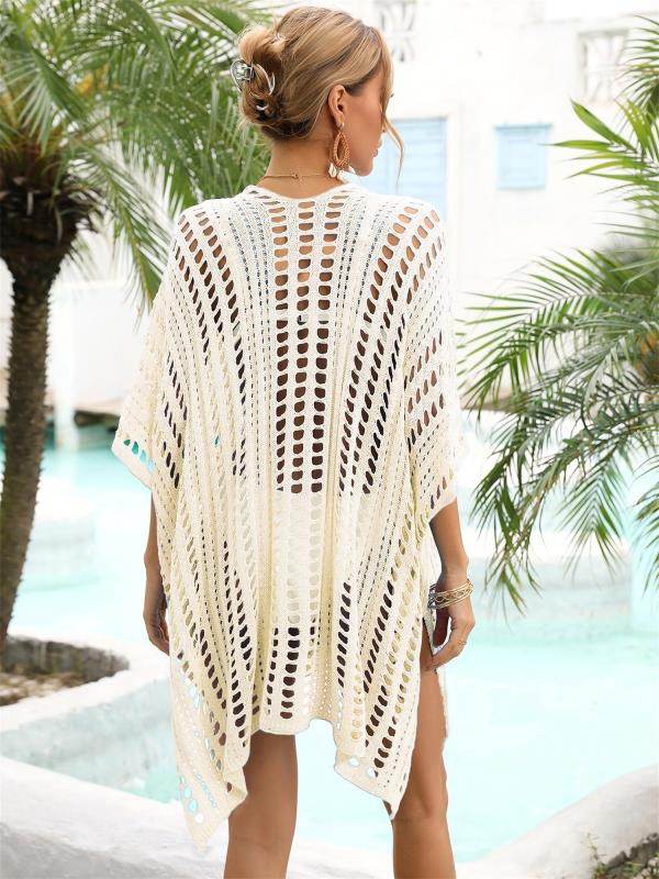 Open knit cover up