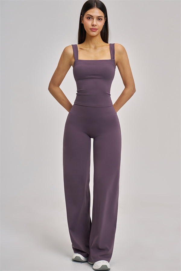 The Swoon Tank Top Flared Leggings 2-Piece Set