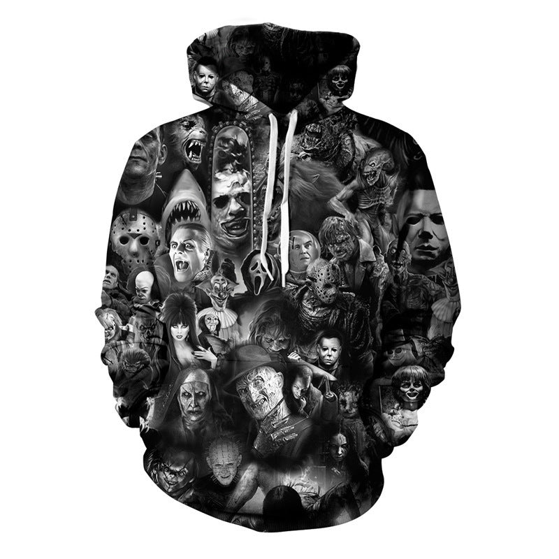 Dark Wind Print Sweatshirt