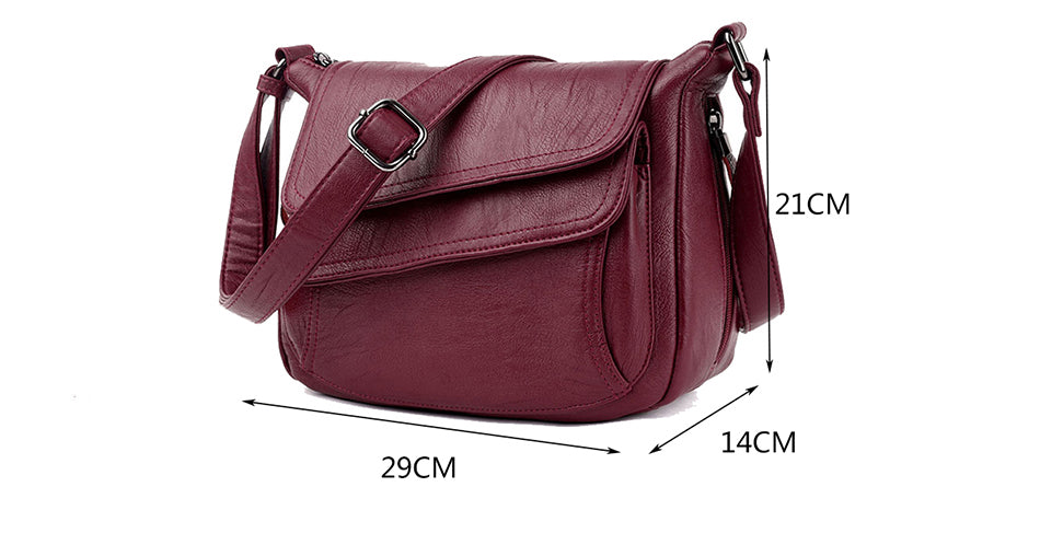Winter style white handbag luxury leather handbag