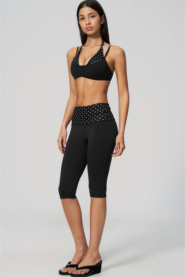 The Enliven Sports Bra Capri Leggings 2-Piece Set