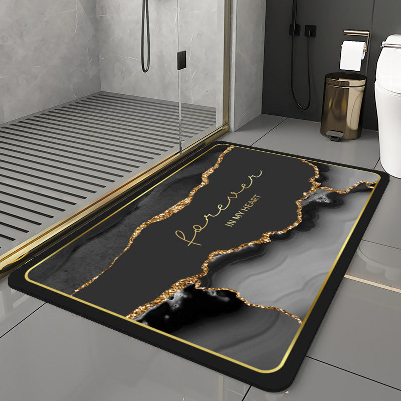 Soft Diatom Mud Bathroom Absorbent Mat Anti Slip