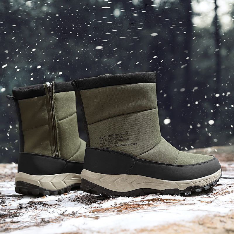 Cotton Shoes Men's Winter Men's Shoes New Plush Warmth